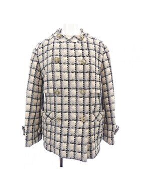 Chanel Collarless Jacket Gray